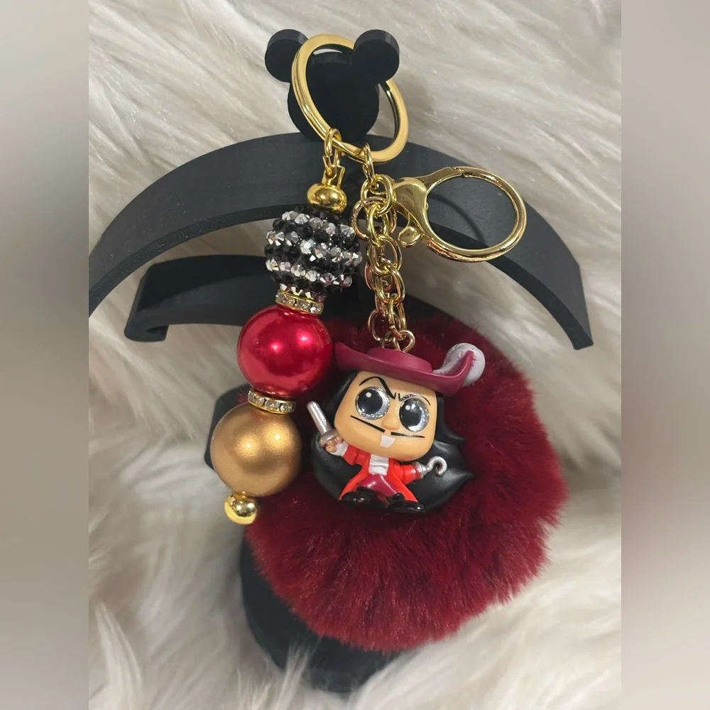 Captain Hook Doorables Keychain/Bag Charm Handmade